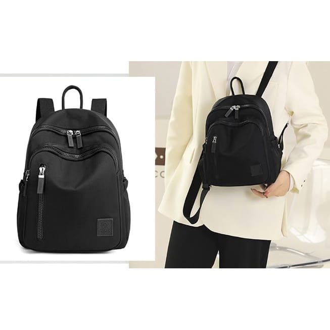 GROSIRTAS LV0255 Tas Ransel Wanita Simple Import Backpack Ala Korean Chibao Premium Quality