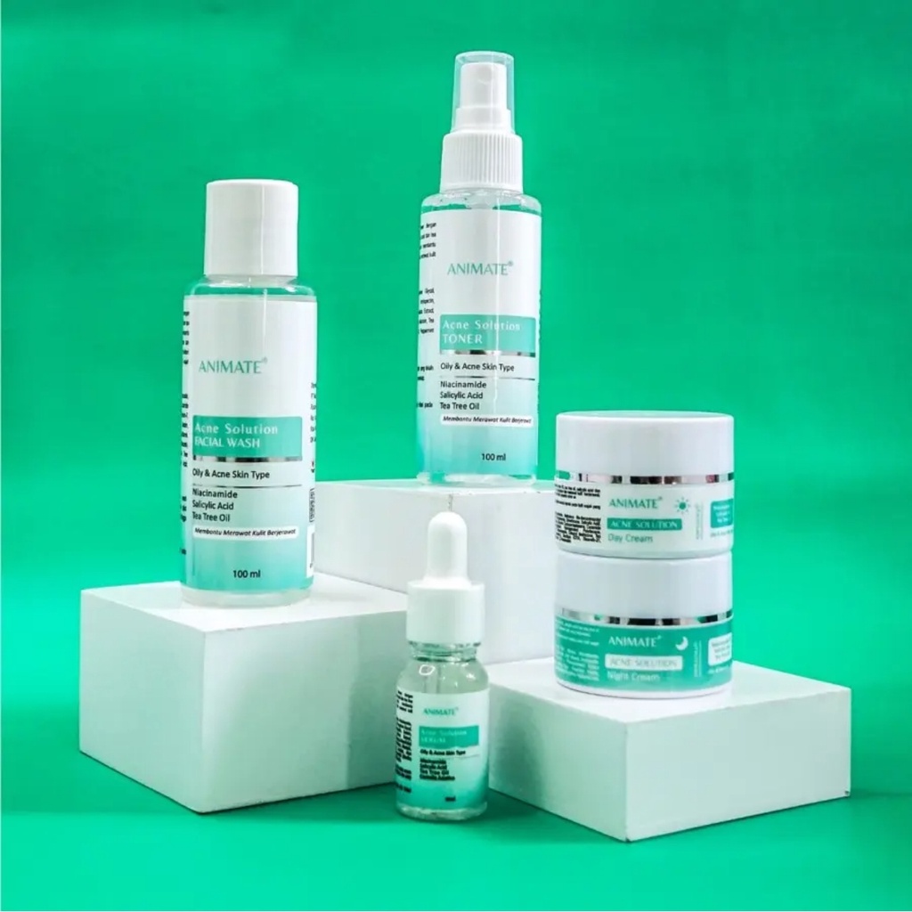 ANIMATE Skincare 5 in 1 - ACNE SOLUTION SERIES - Apple_Kosmetik