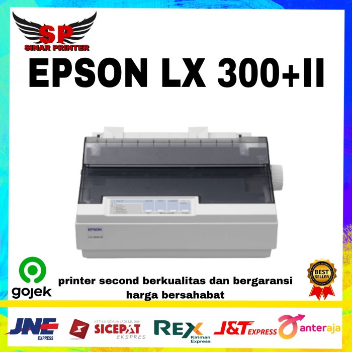 Printer Epson Dot matrix Lx 300+II siap pakai