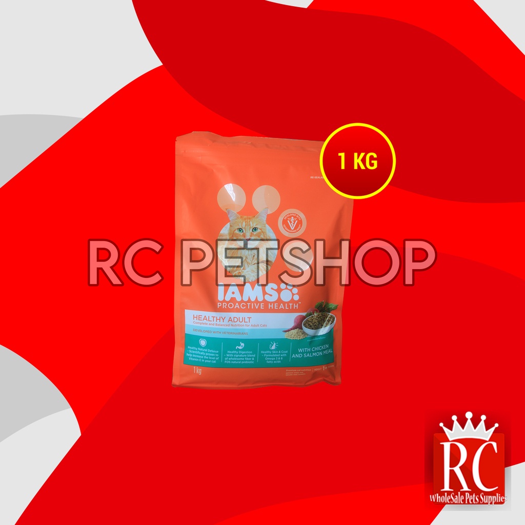 Makanan Kering Kucing IAMS Dry Cat Food Adult Proactive Health 1 KG