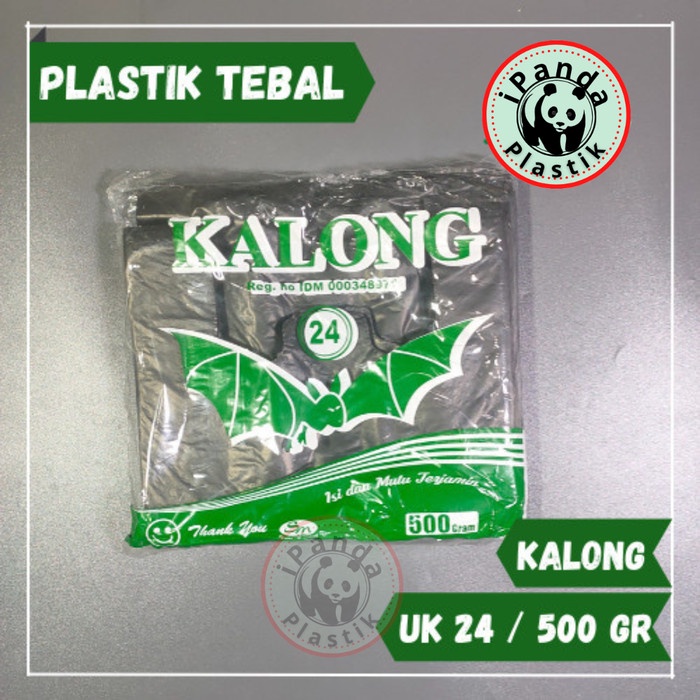 kantong Kresek Tebal Hitam Kalong Hijau All Size kantong plastik - 17