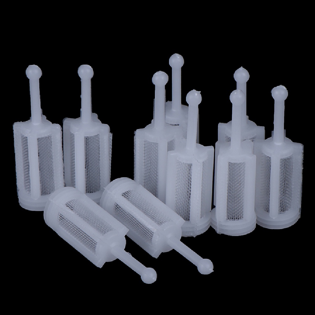 [lightoverflow2] 10pcs Pot Filter Gun Tipe Gravitasi Plastik Diameter 11mm [ID]