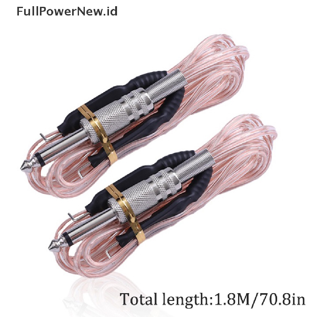 Power 1.8 M Silikon Kait Garis Klip Kabel Tembaga Tato Peralatan Mesin Power Supply ID