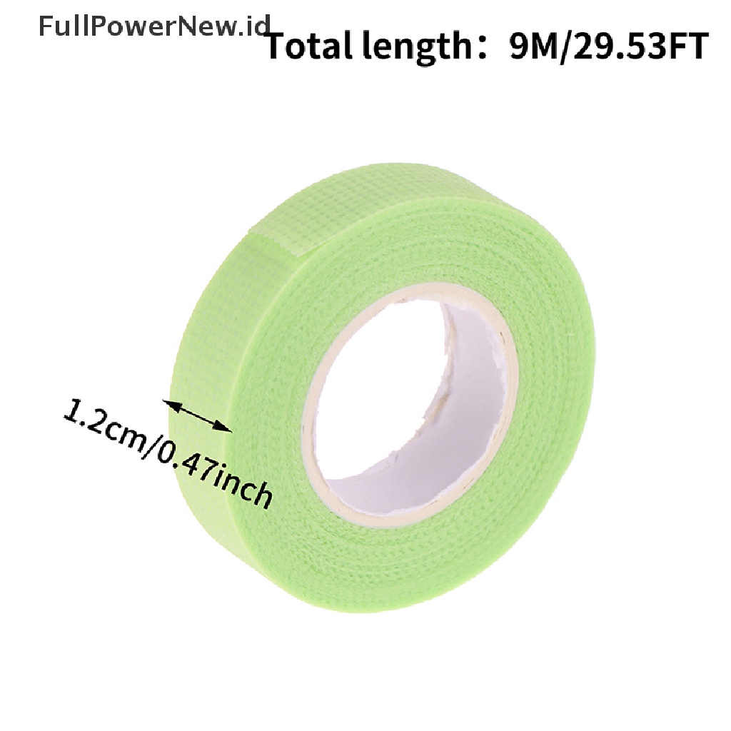 Power 9M/Roll Pita Ekstensi Bulu Mata Palsu Anti-Alergi Bernapas Micropore Fabric ID