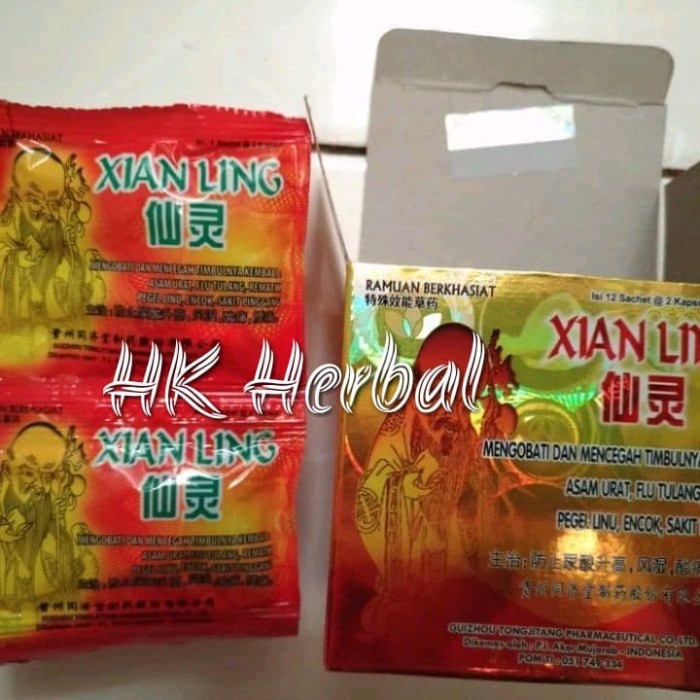 

Herbal Kapsul Xianling XLK asli original murah asam urat ASLI