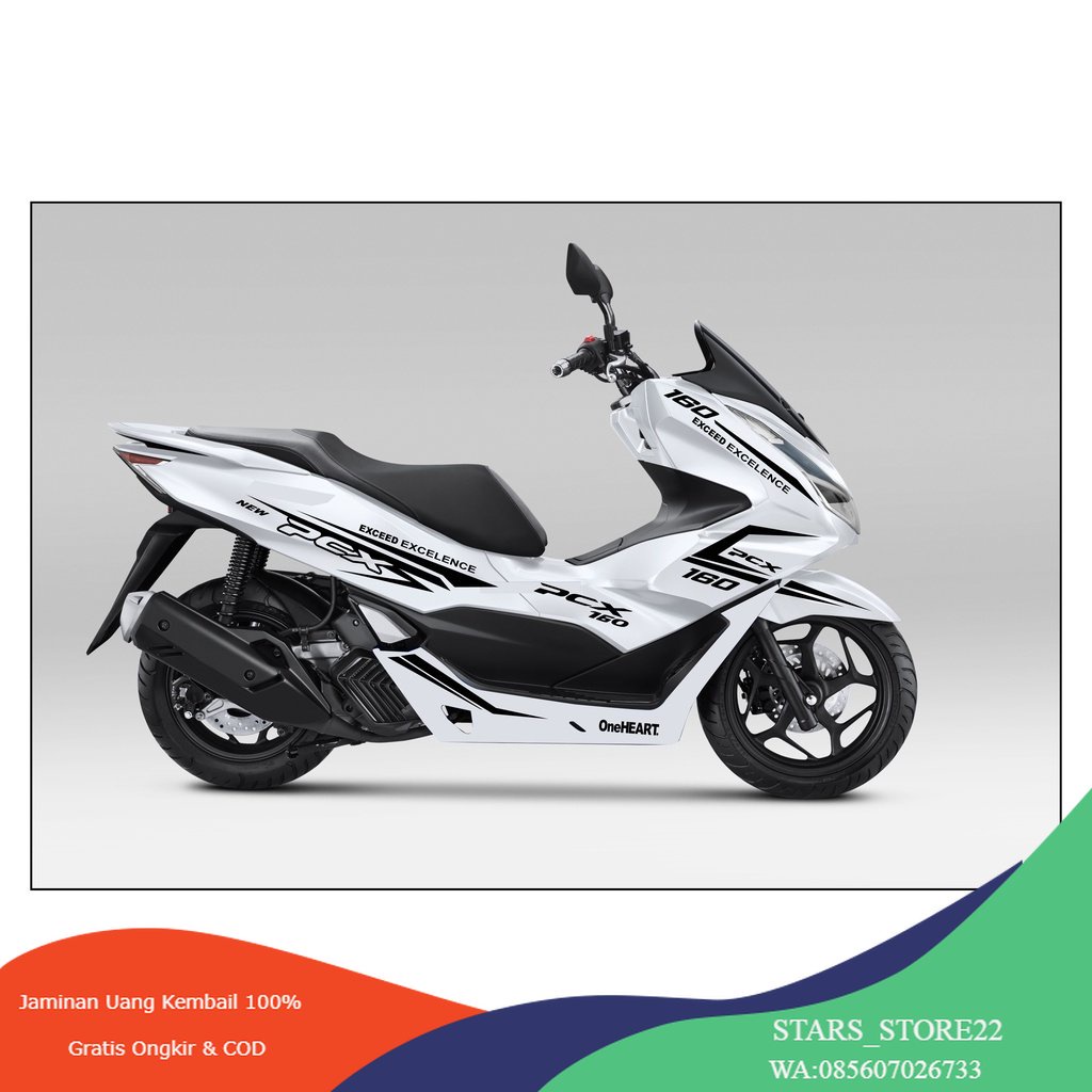 (PREMIUM) CUTTING STIKER HONDA PCX 160 PCX 150 DESAIN 2023 Sticker lis cutting HONDA PCX ALL NEW 160
