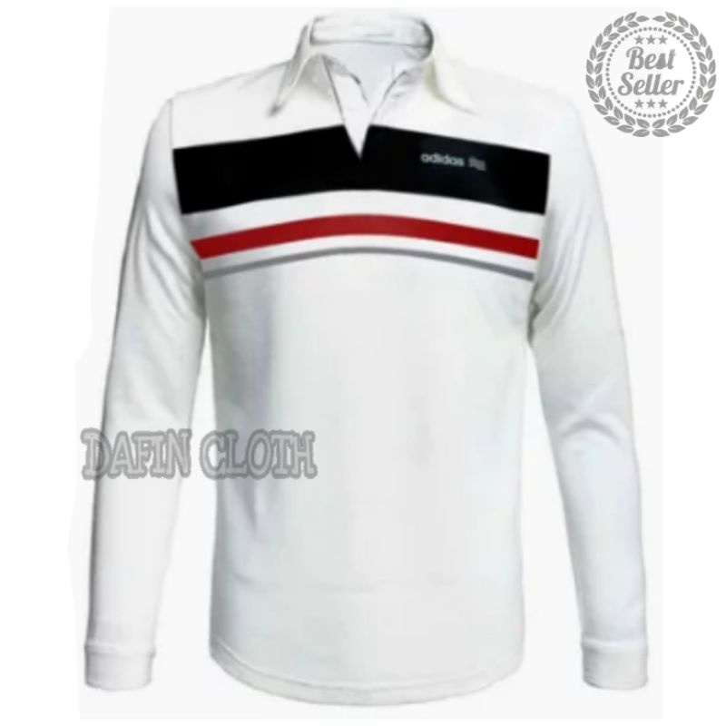 Polo shirt Kaos Kerah Pria Lengan Panjang Adidas List Terbaru