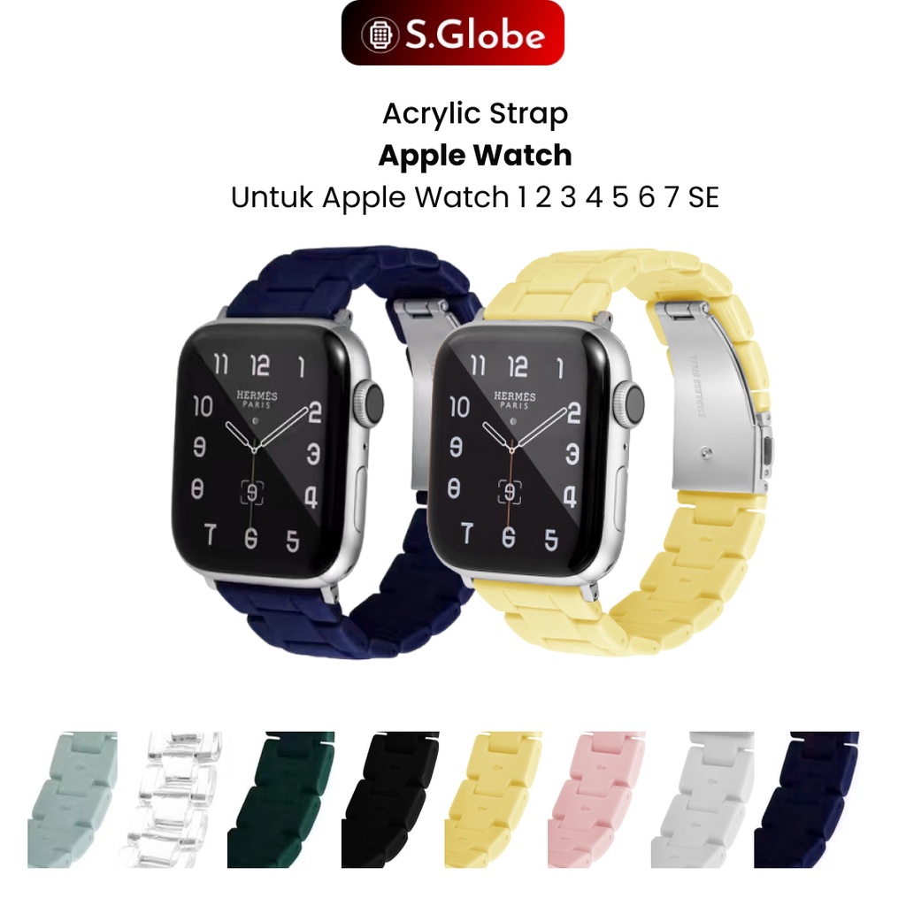 Tali Apple Watch Band Acrylic Strap Apple Watch Series 1 2 3 4 5 SE 6 7 Elegant Colorful