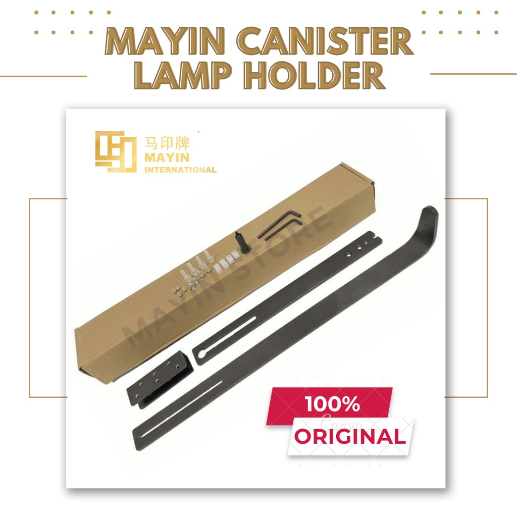 MAYIN HOLDER LED Canister View Lamp Lampu Sorot Aquarium Aquascape
