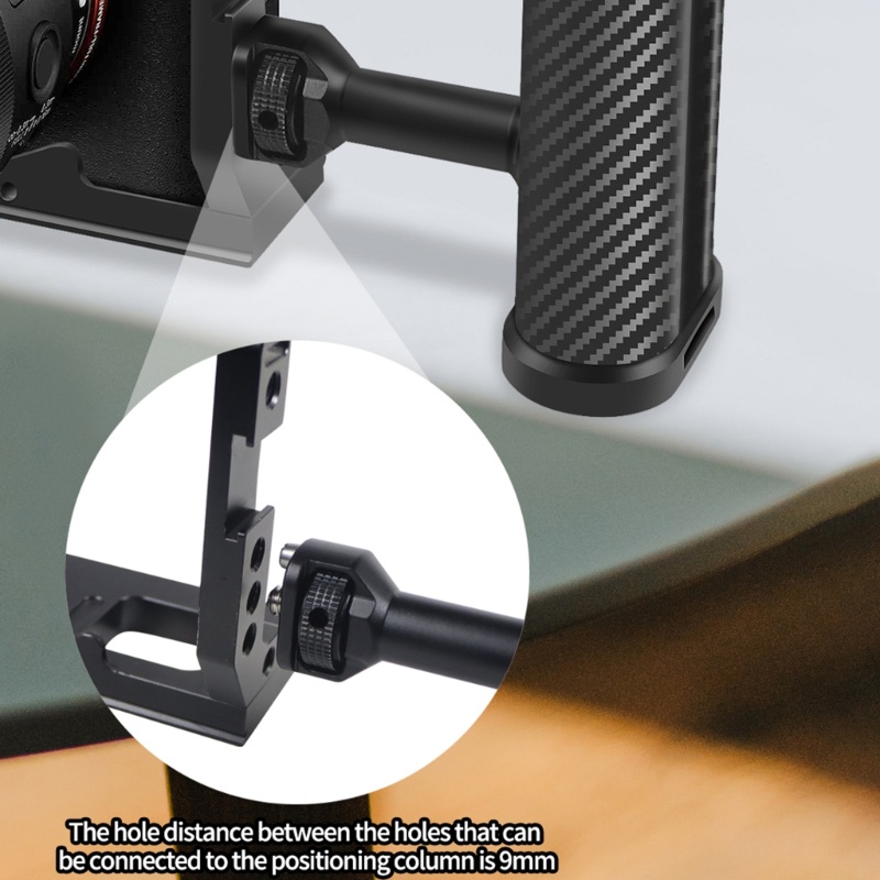 Zzz Grip Pegangan Aluminium Ergonomis Untuk Aksesori Video Rig Video-Grafi Kandang Kamera