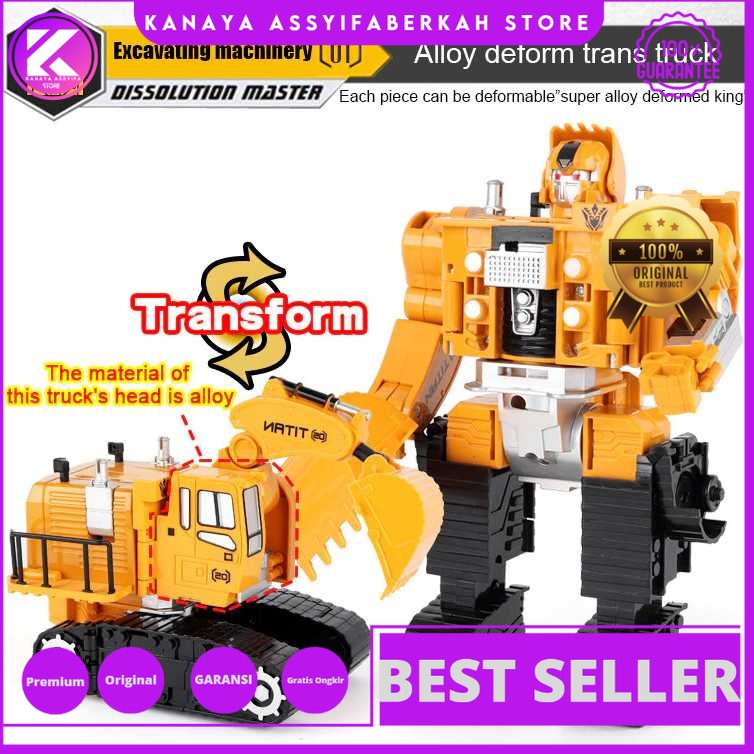 SAN YOU TOYS Mainan Mobil Abak Robot Transformer Deformation Robot - 6078A-1