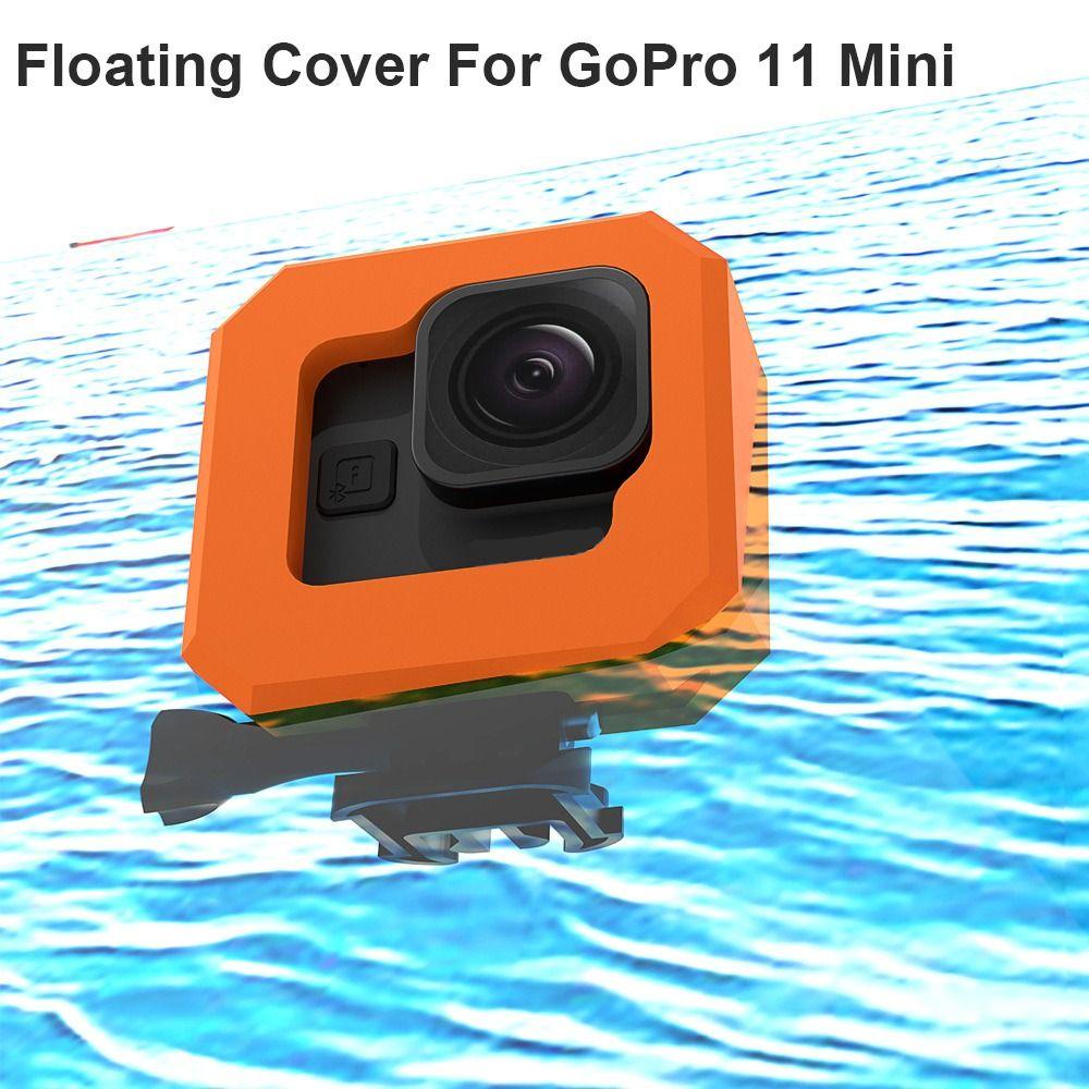 POPULAR Populer Floaty Case Orange Aksesoris Kamera Cover Untuk GoPro Hero11Hitam Mini