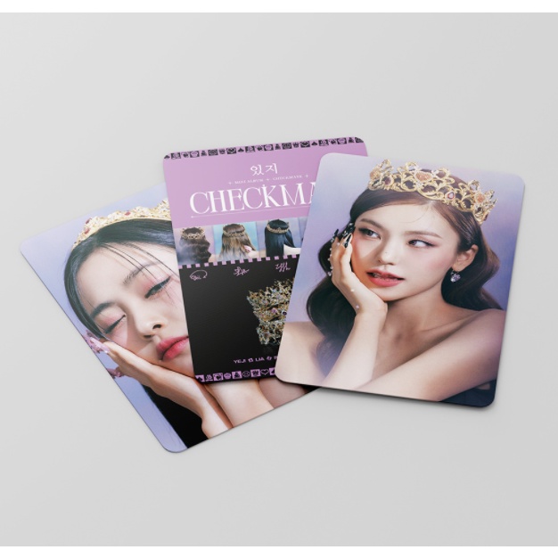 555pcs ITZY Blah Blah Album Blah Lomo Card Kpop Photocards Postcards Series In Stock New Arrival LY