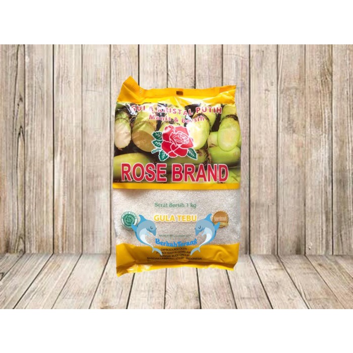 

Gula Pasir Rose Brand 1kg BPOM / Gula Tebu / Gula Premium - TEBU