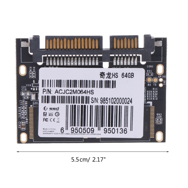 Zzz Half-slim III 64G SSD Solid State Drive Hardisk Internal Untuk Laptop Notebook Internal Solid State Disk