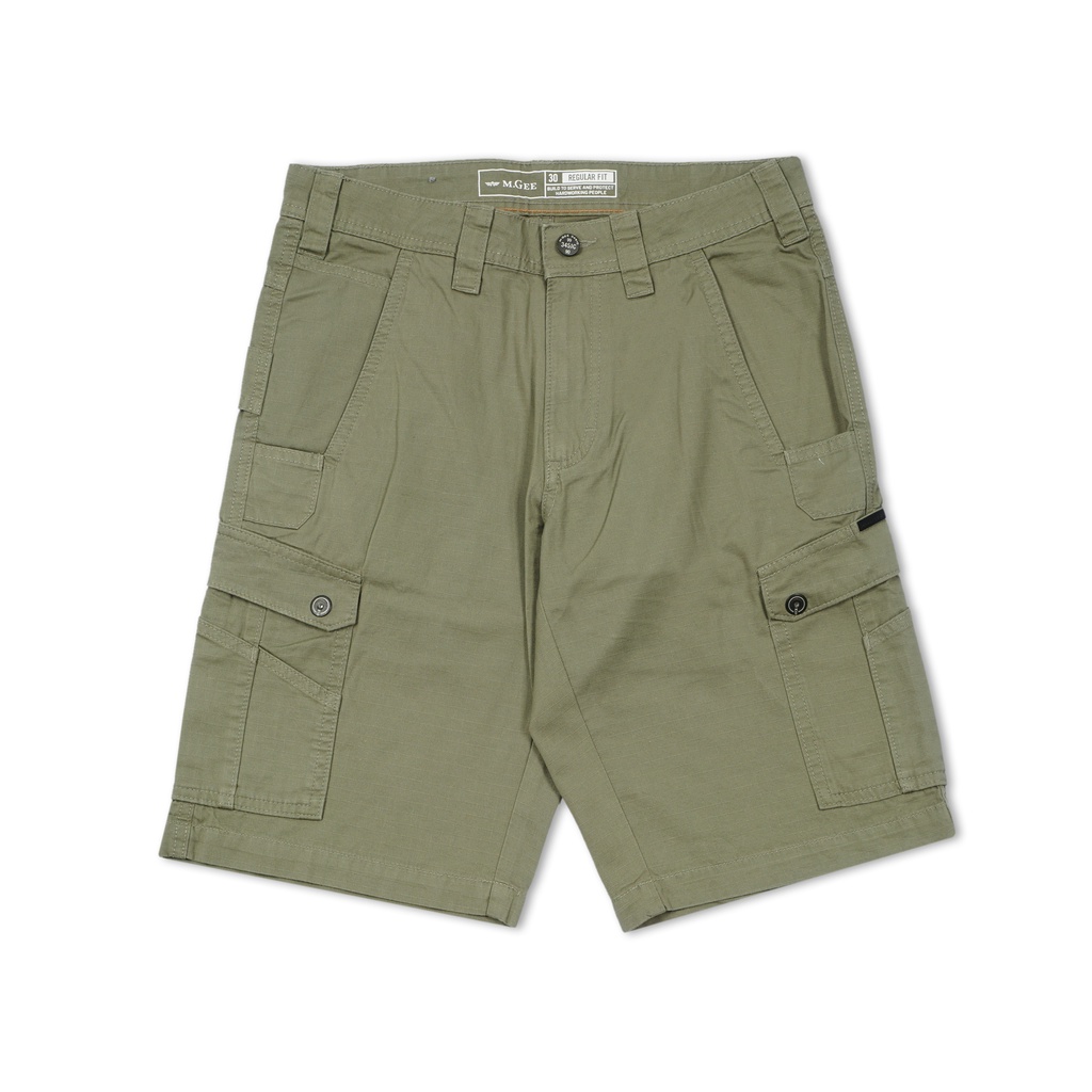 M.Gee Celana Cargo Pendek Pria Dewasa Mgee Rows C006 Light Olive