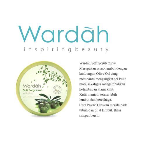 Wardah Soft Body Scrub with Olive 240 ml