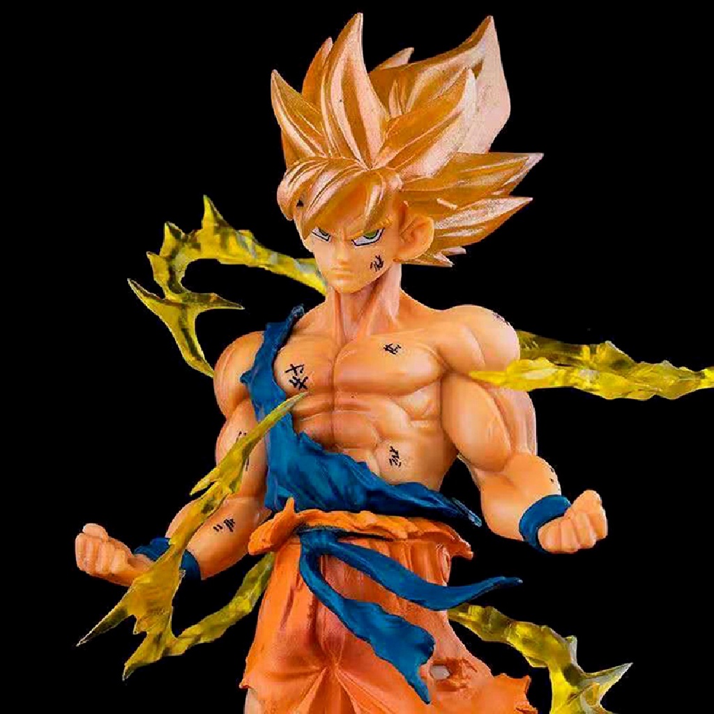 Xo Dragon Ball Goku Action Figure Super Saiyan Model Hadiah Patung Koleksi OL