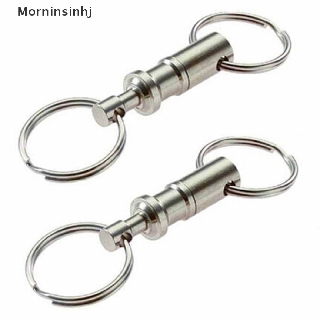 Mornin 3Pcs detachable removable Tarik Terpisah quick release Gantungan Kunci keychain id