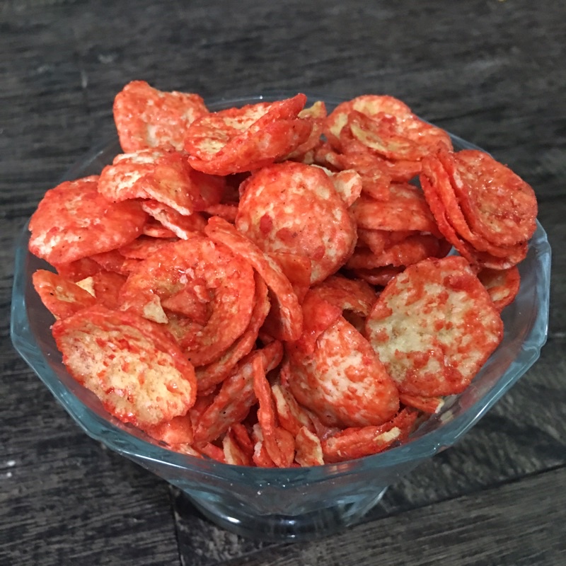 

[250gr] Cemilan Snack Opak Mini Singkong Pedas Manis Enak Gurih Halal