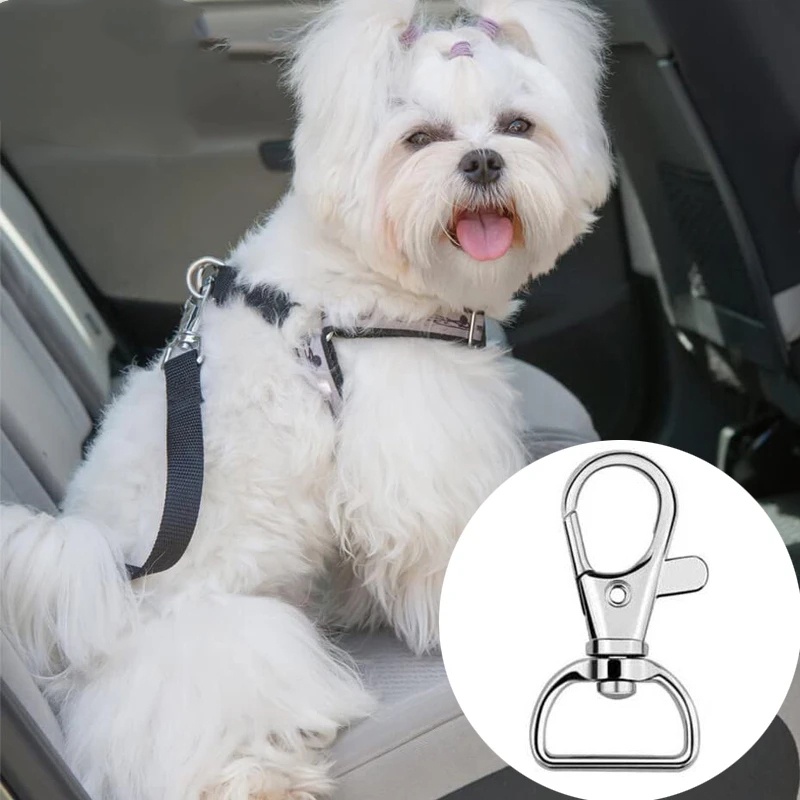 [HOT Sale] Gantungan Kunci Klip Dengan Cincin D Logam Putar Jepit DIY Aksesoris Lanyard Snap Hooks Lobster Claw Clasps Spring Clasp Untuk Gantungan Kunci Tas Membuat Perhiasan Kerajinan Jahit