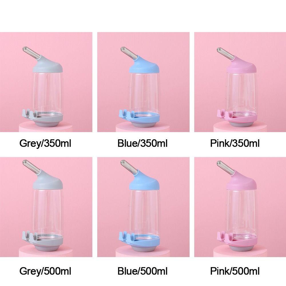 Chookyy 350 /500ml Botol Air Hamster Pasokan Hewan Kecil Nyaman Tupai Kelinci Marmut Pakan Air