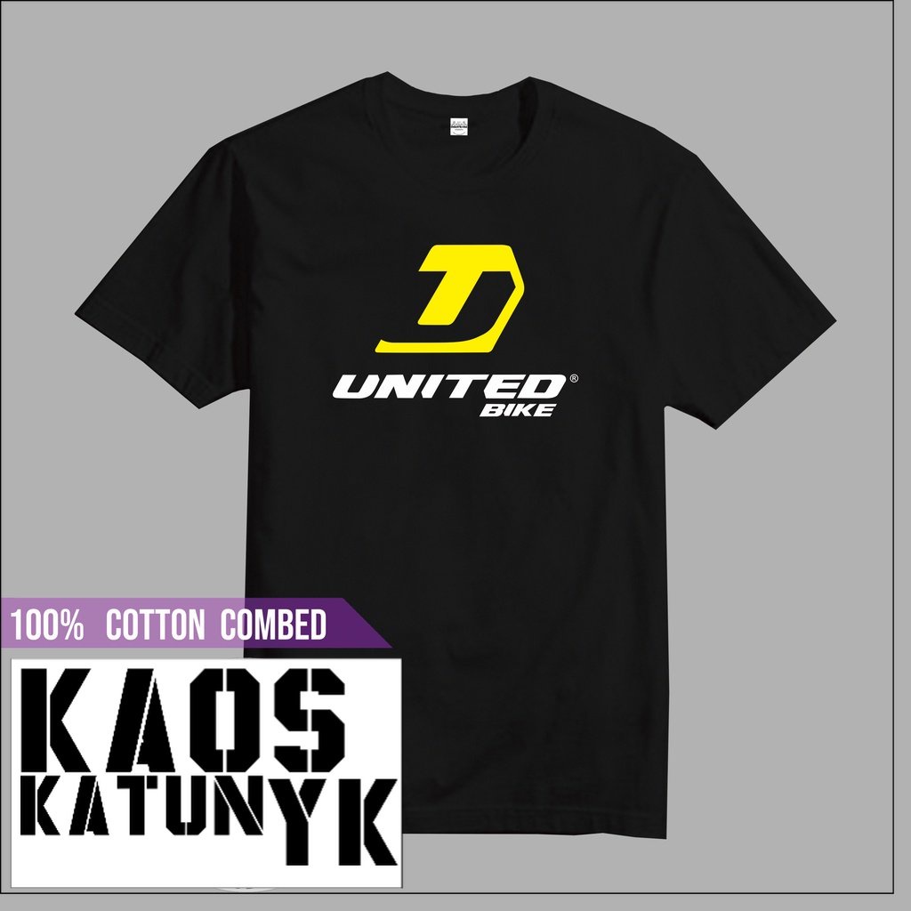 kaos sepeda united bike logo bicycle