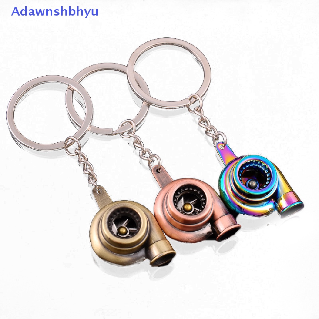 Adhyu Turbocharger Gantungan Kunci Tuas Manual Mobil Metal Keychain Turbo Gear Pendant ID