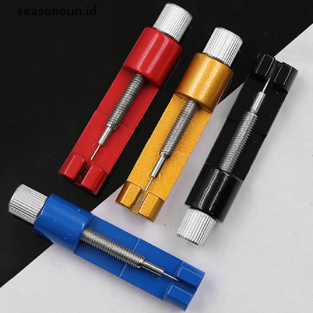 Seasonoun Jam Tangan Strap Repair Detaching Device Bongkar Pasang Watch Band Opener Adjust Tool.