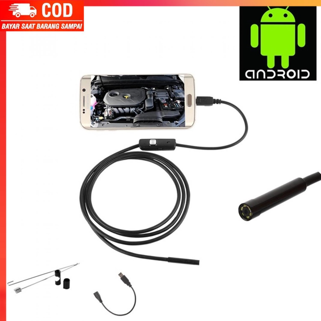 ( 100% BARANG ORI ) Taffware Kamera Endoskopi Industrial Borescope Endoscope USB 720P - AN98B