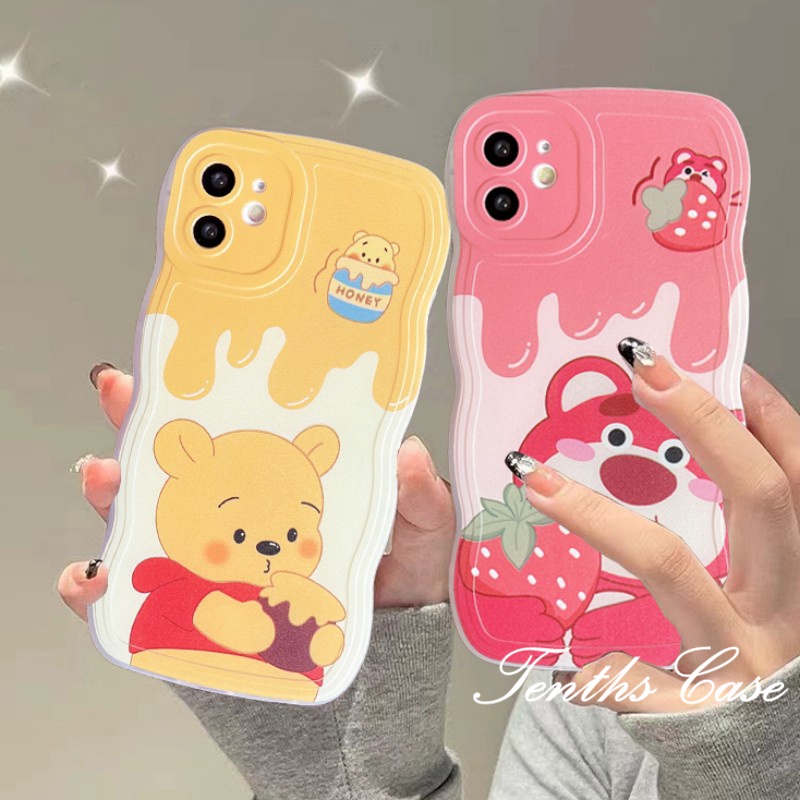 Redmi 12C A1 10C 10A 10 9 9A 9C 9T Note 12 11 Pro+11s 11 10s 10 9s 9 8 Pro Poco X4Pro X3 Pro X3NFC M3 M4 F3 Mi11 Lite 10TPro Honey Bear Casing Handphone Soft Cover