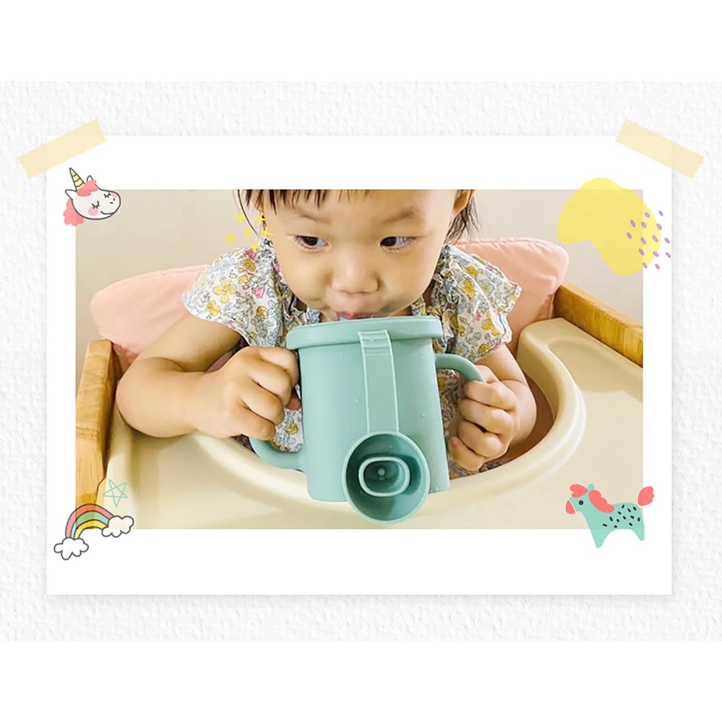 Modui Bear Spout Cup With Snack Lid | Gelas Anak