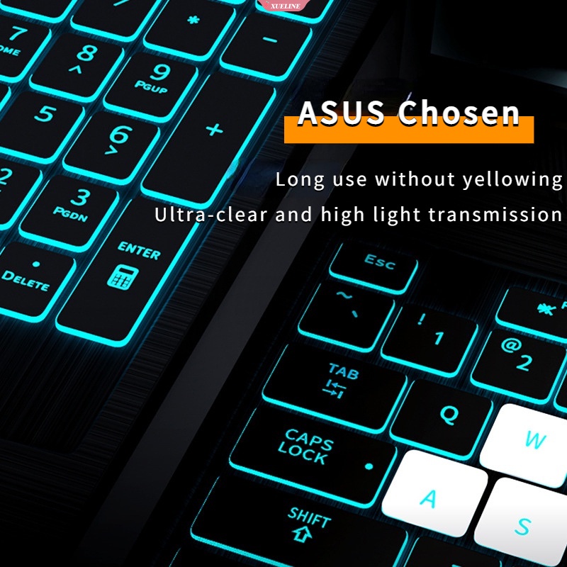 Untuk 15.6 &quot;Asus Tuf Gaming A15 A17 FA706 FA506 FX506L FX706H FX506H F15 F17 FA506IH FA506iu FA506iv Fa506ii Fa706ii Cover Keyboard Laptop Pelindung Kulit [ZXL]