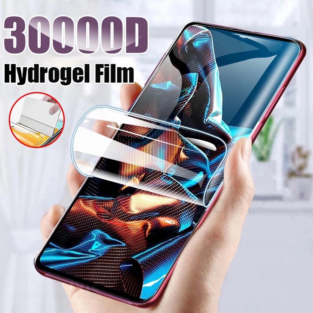 Anti Gores Pelindung Layar Ponsel Sidik Jari Full Cover HD Tahan Gores Lembut TPU Hydrogel Film Untuk Xiaomi Poco X5 Series Hydrogel Film Screen Protector