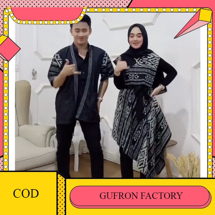 COUPLE TENUN SIERA TORAJA DRESS TENUN BATIK KAMPUS || COUPLE TENUN || SET COUPLE TENUN ||| COUPLE TE