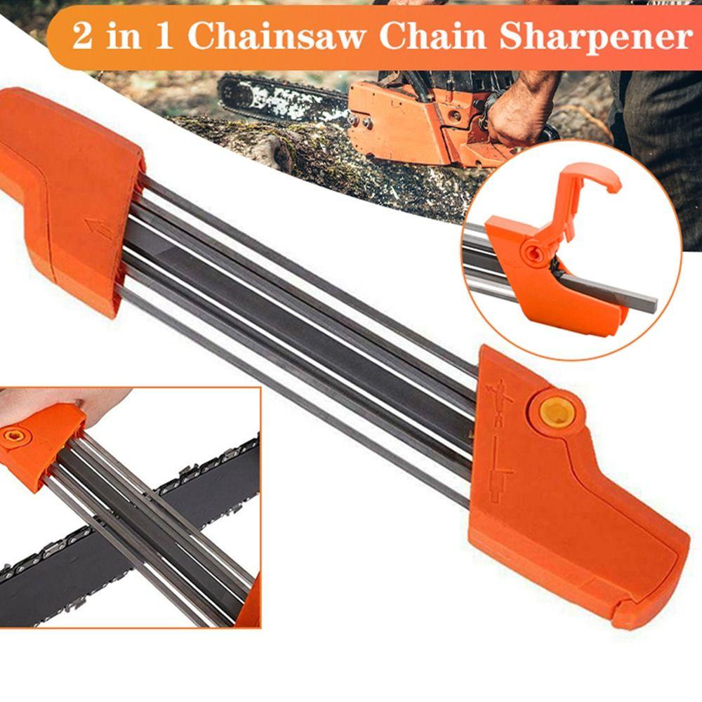 Lanfy Chain Sharpener Manual Woodworking Cepat Tajam Gergaji Gigi Set Chain Sharpening Alat Gerinda Easy File Chainsaw