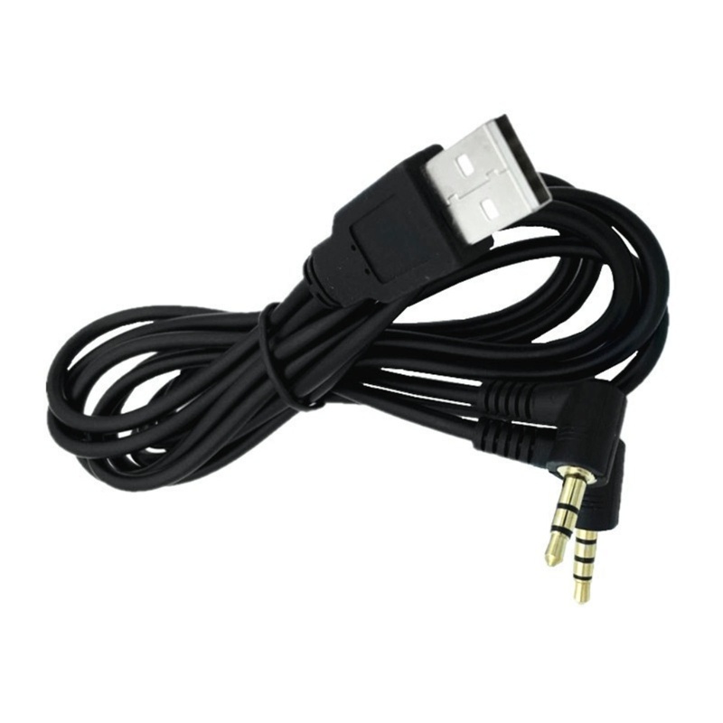 Zzz Jack AUX 35mm Male to Usb2 0kabel Charge Male Ke Kabel Adaptor USB