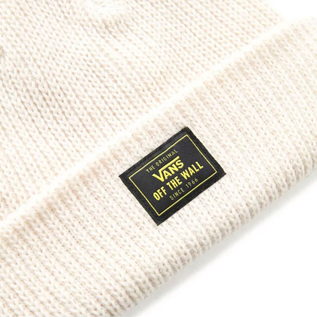 TOPI BEANIE VANS OFF THE WALL | BRUCKNER CUFF BEANIE OATMEAL