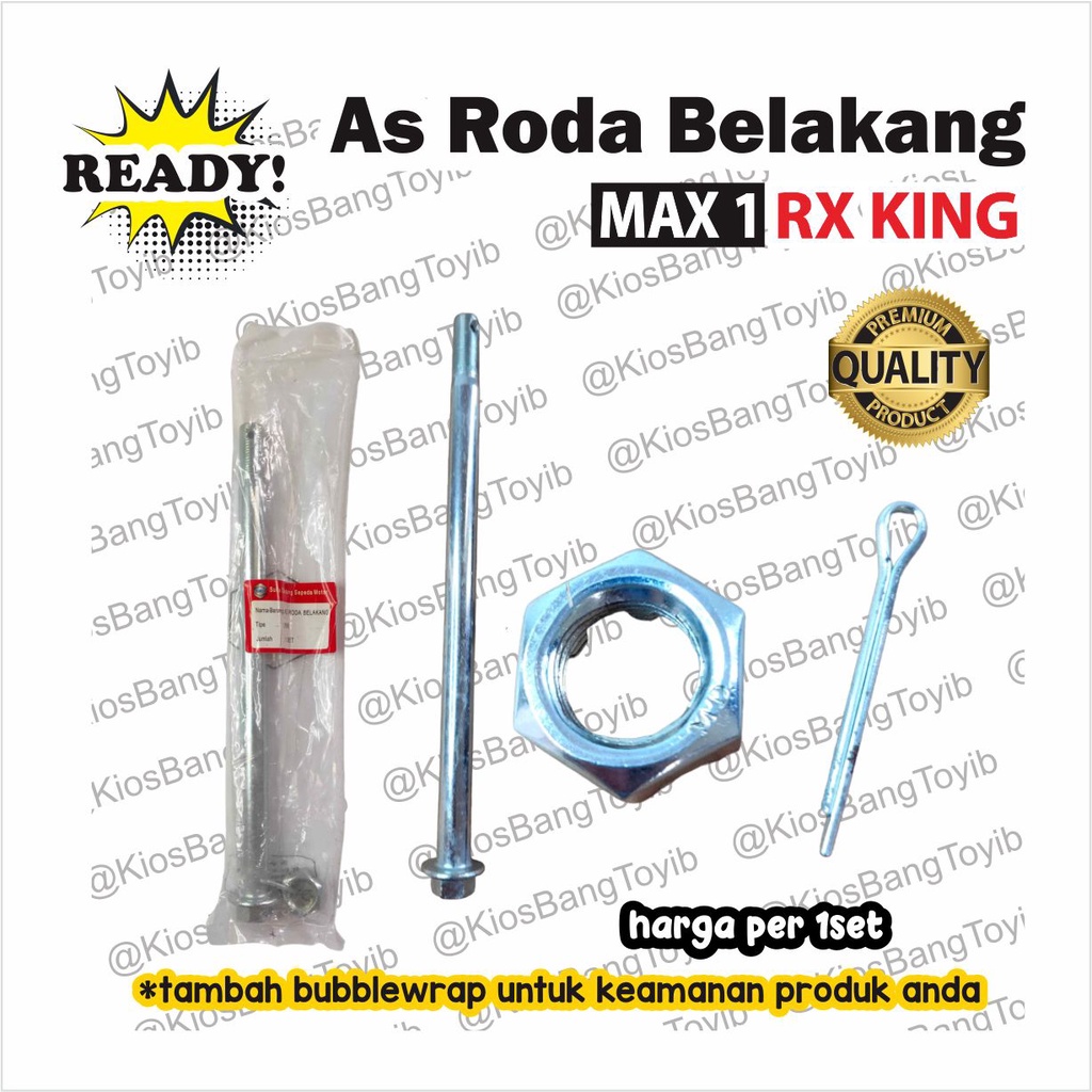 1set As Roda Belakang Yamaha RX King RXK RXKING Old New (Max1)