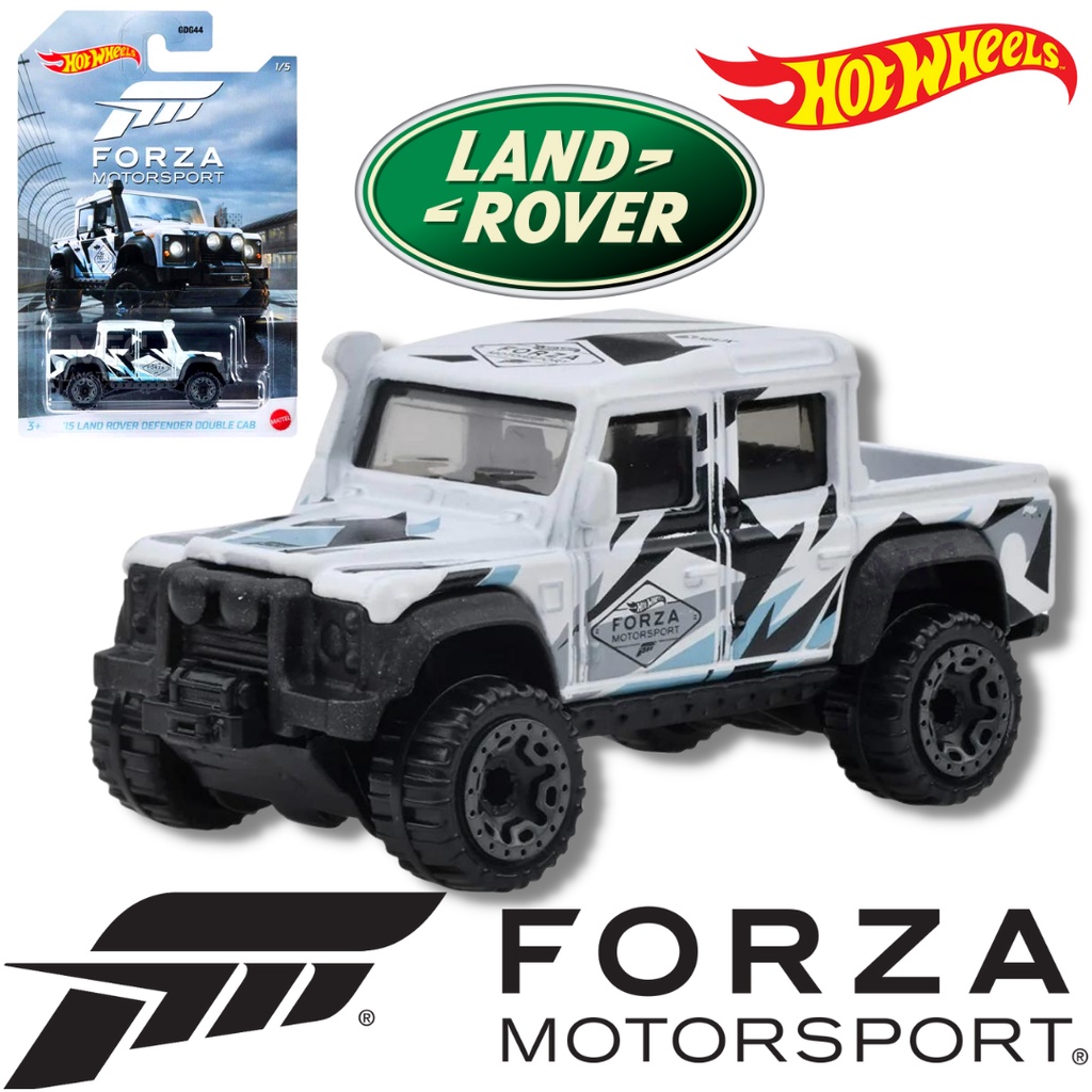 Hot Wheels 15 Land Rover Defender Double Cab Forza Motor Sport