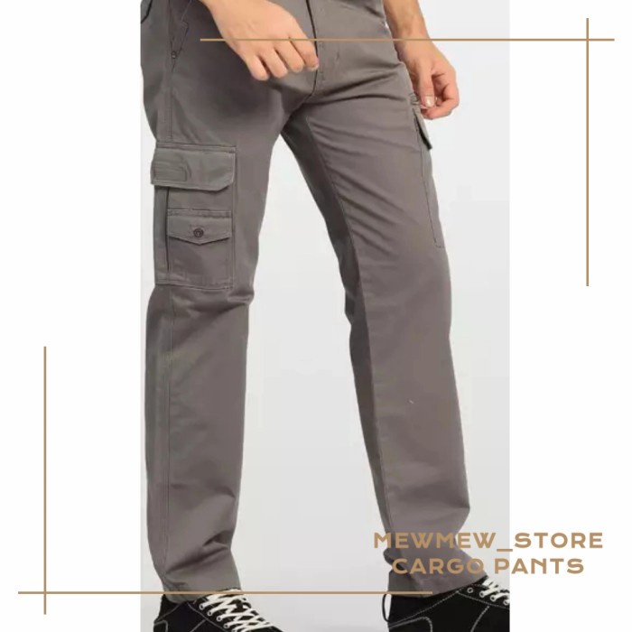 Celana Panjang Pria Cargo Original 100% M.Gee GRES C003