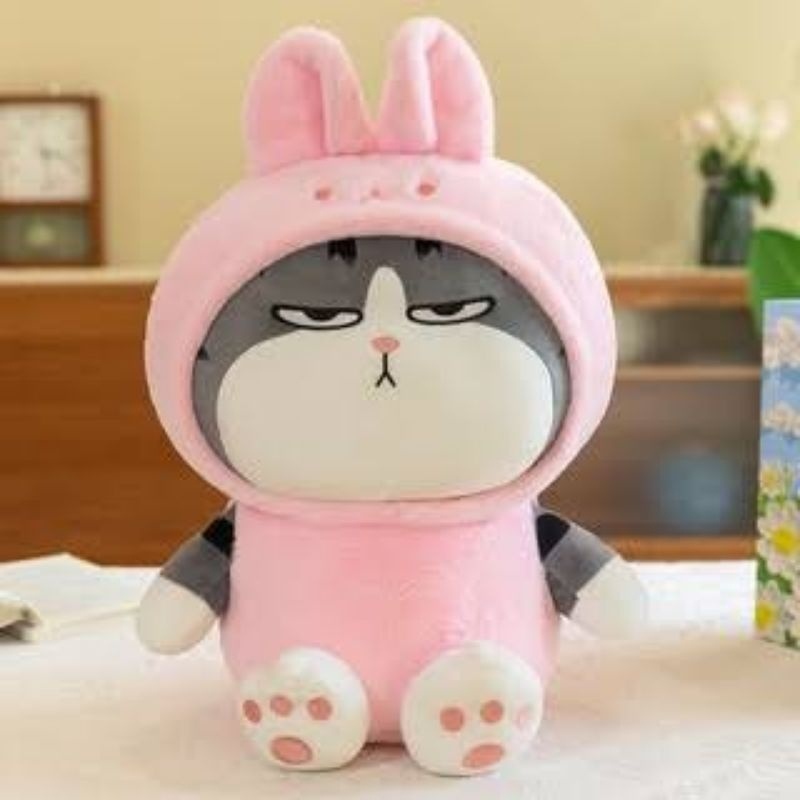 Boneka Kucing Mainan Anak Boneka Lucu 30CM Plushie Bantal Guling Kelinci Dinosaurus Unicorn Boneka Hewan