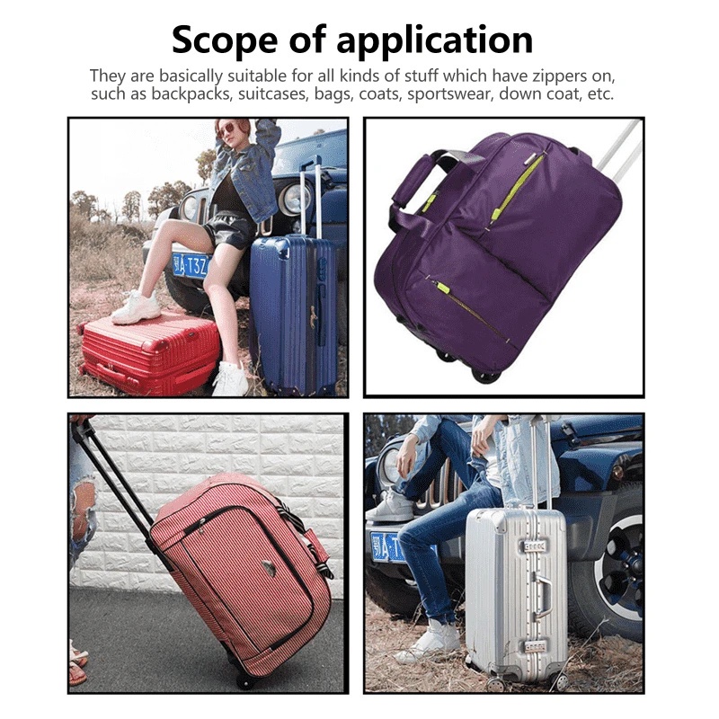 Universal Resleting Kepala/DIY Koper Pakaian Sepatu Ritsleting Logam/Reusable Removable Pendant Perlengkapan Jahit