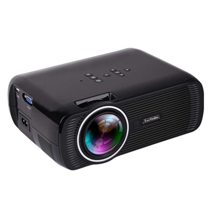 Everycom X7 Proyektor LED 1800 Lumen Full HD 1080P Android TV Receiver