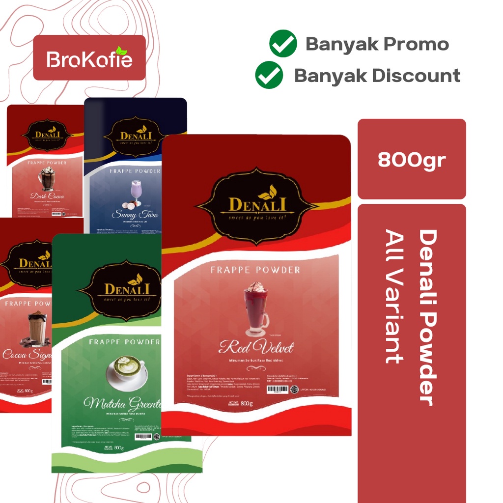 

Denali powder All Variant 800gr - Powder Minuman Bubuk Semua Variant