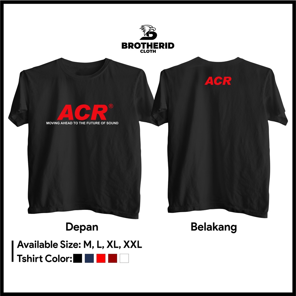 Kaos ACR Audio Speaker Baju Operator Sound System