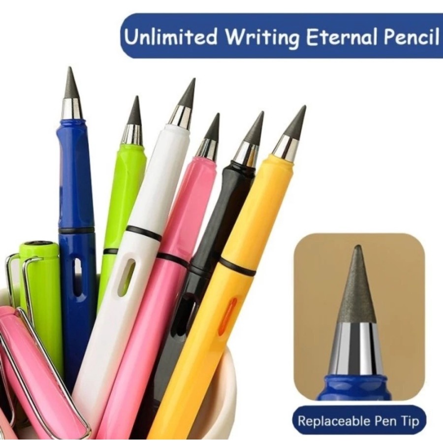 Pensil Eternal Tanpa Batas / Pensil Unlimited (free penghapus)