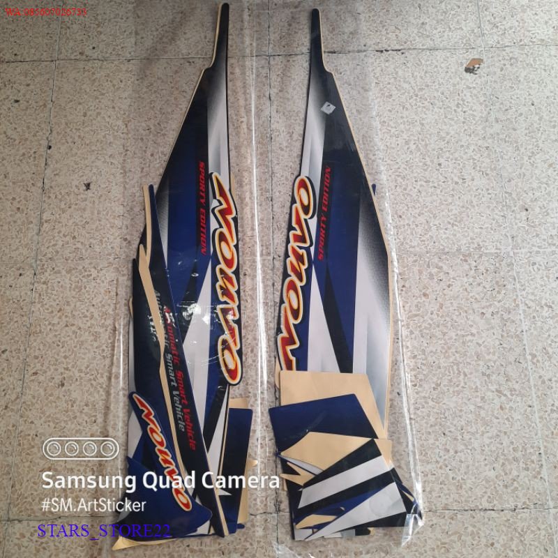 (ORI) striping nouvo tahun 2002 striping nouvo 2002 striping nouvo lele 2002 sticker nouvo lele 2002