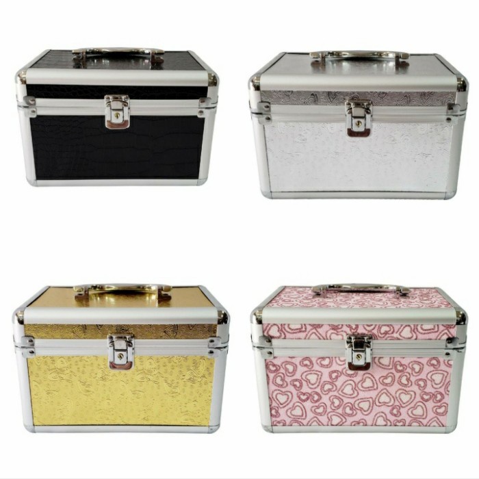 

⭐BISA COD⭐ PROMO BOX KOSMETIK / BEAUTYCASE / 23X15X15CM / KOTAK KOSMETIK /KOTAK