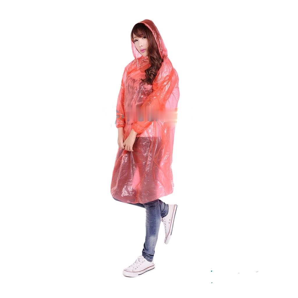 JAS HUJAN PLASTIK SEKALI PAKAI / JAS HUJAN PONCHO DISPOSABLE EMERGENCY RAINCOAT